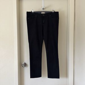 Paige Skyline Ankle Peg Black Jean size 32